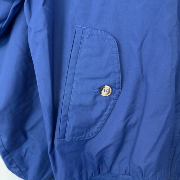 Sears Roebuck Vintage 70s 80s Men’s Plaid Lined Bomber Jacket Size M Blue - Picture 4 of 13